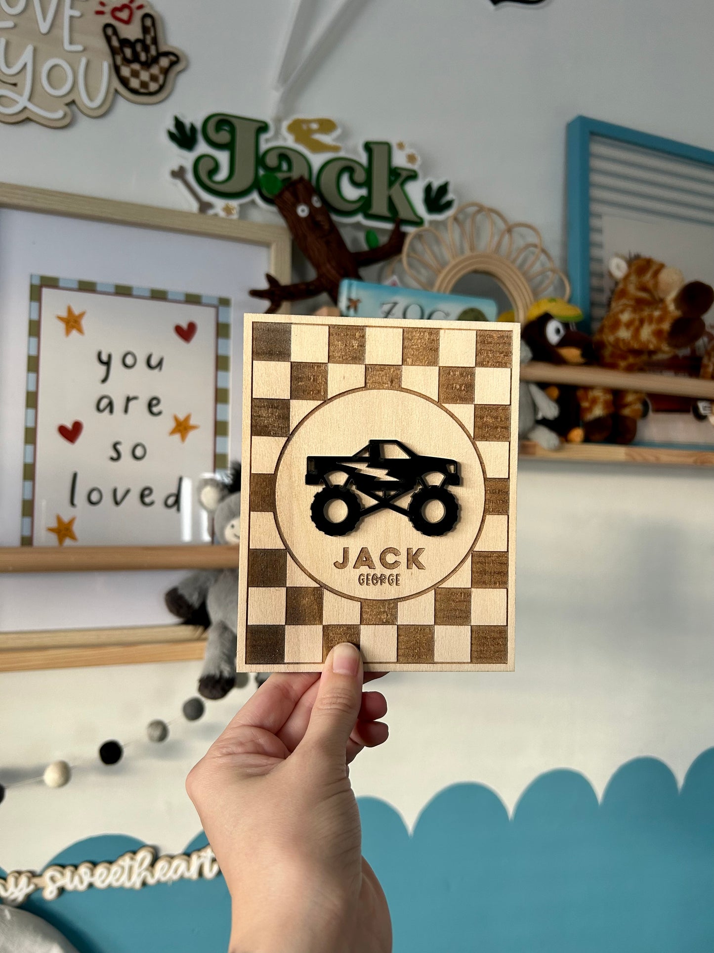 Monster Truck Shelf Sitter