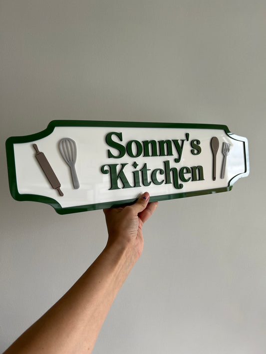 Large Personalised Kitchen sign