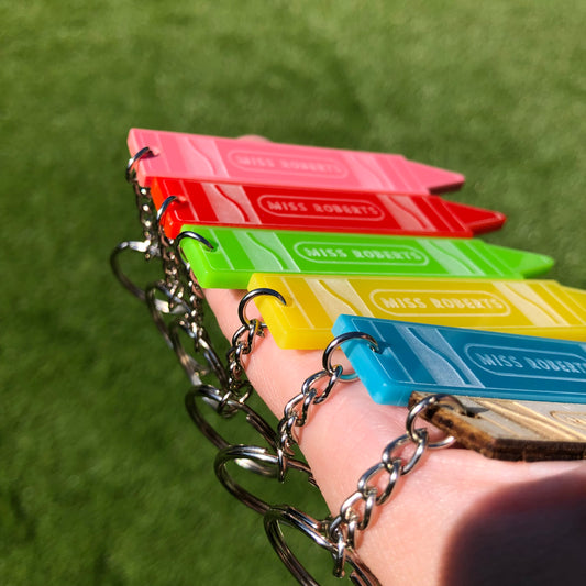 Personalised Teacher Keyring