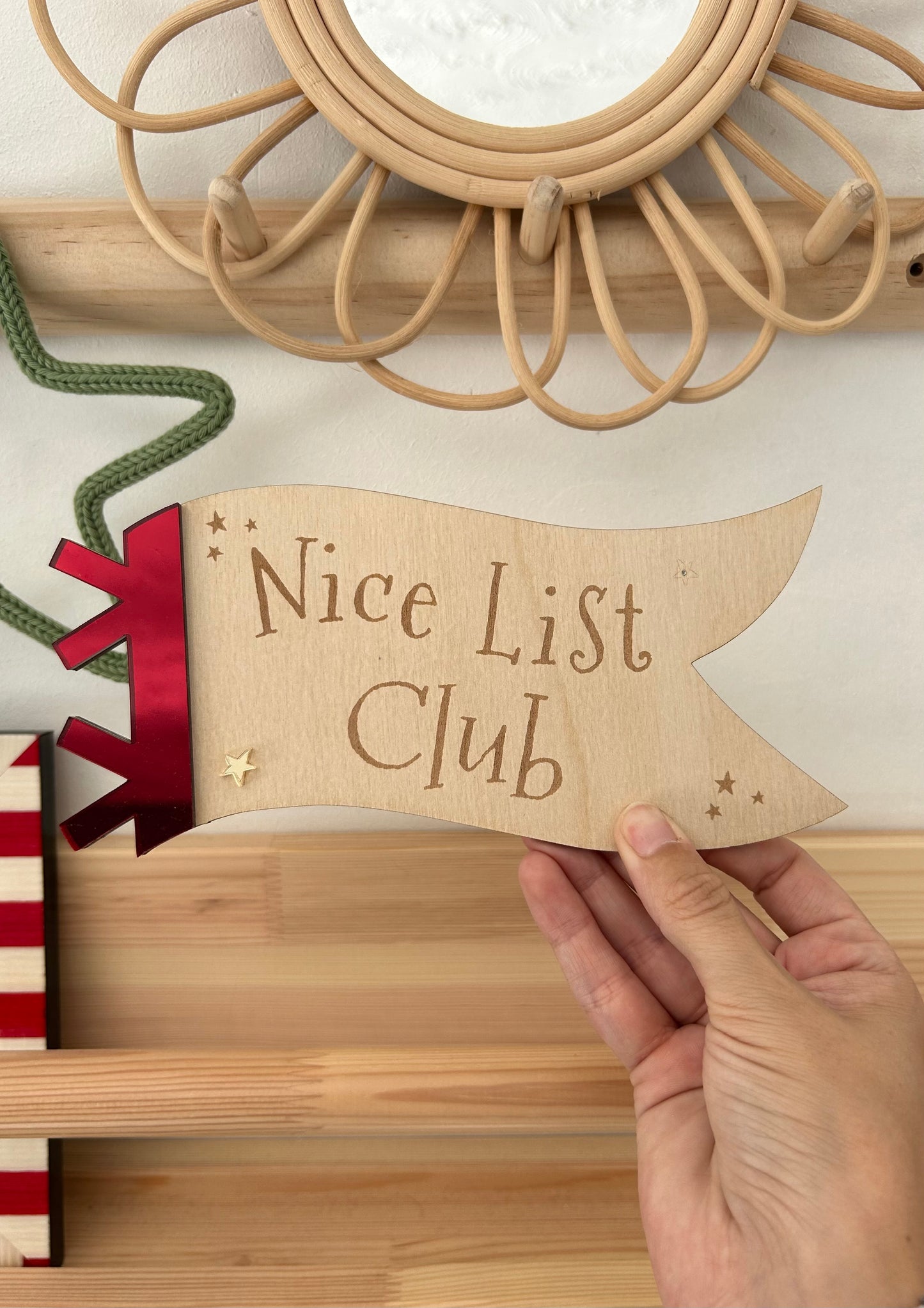 Nice List Club- Mirrored decor
