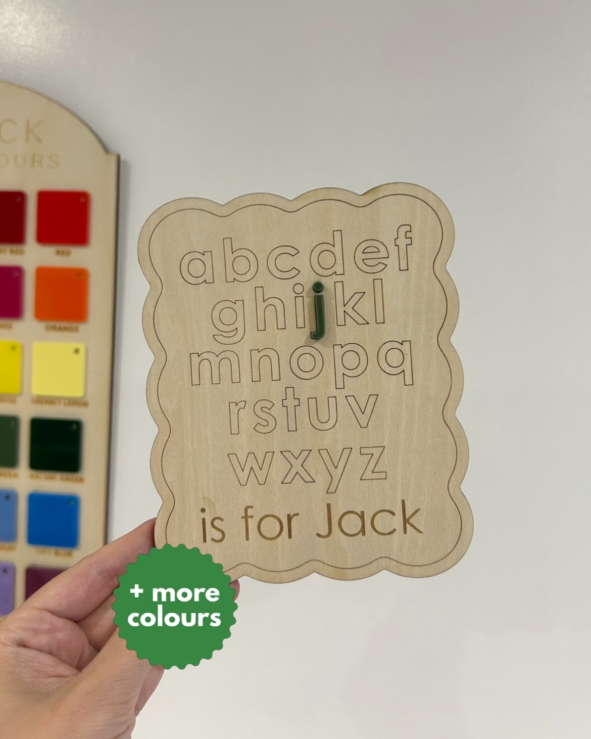 Alphabet Name Sign