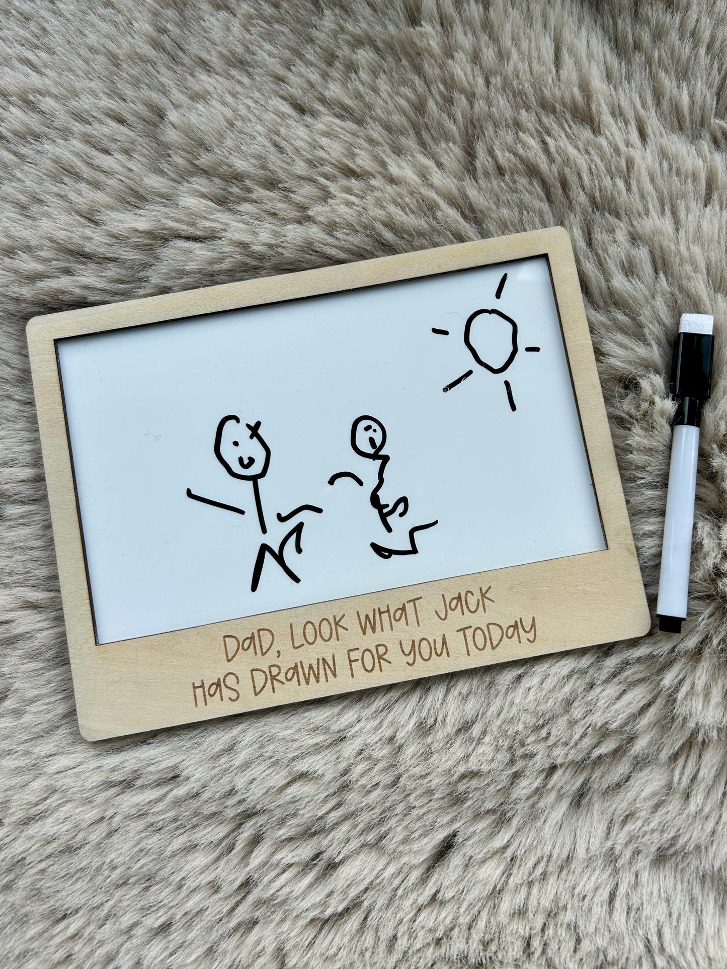 Personalised Wipeable Drawing Frame