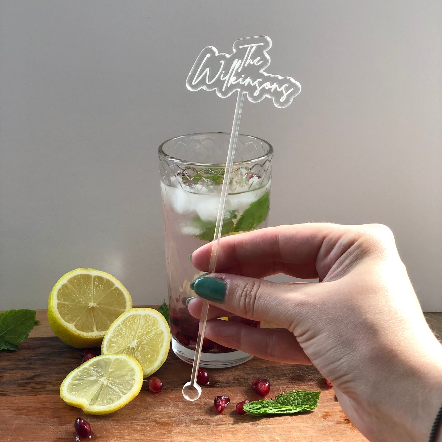Personalised Wedding Cocktail Drink stirrer | Wedding Favours | Wedding place names.