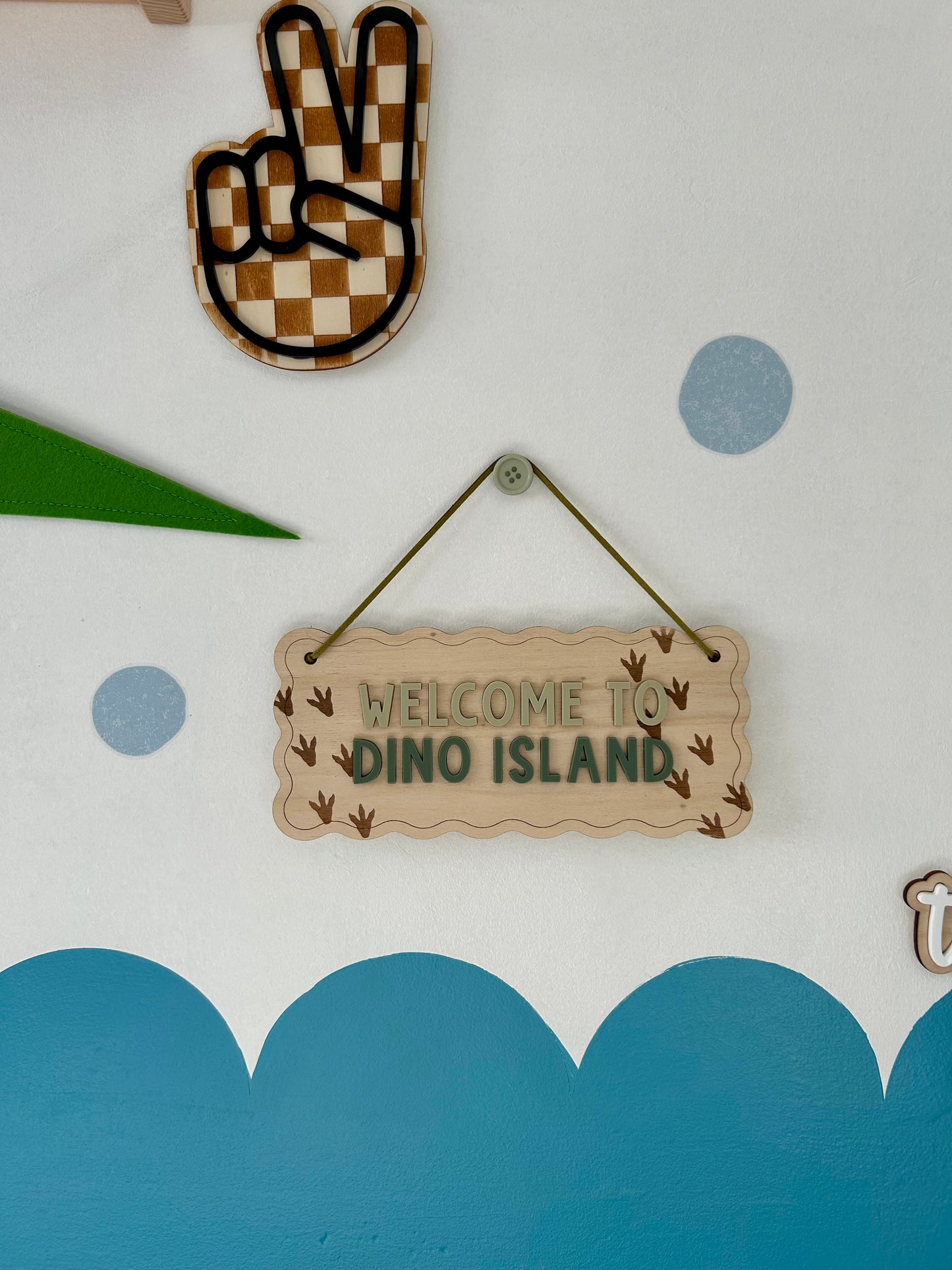 Dinosaur Island Sign