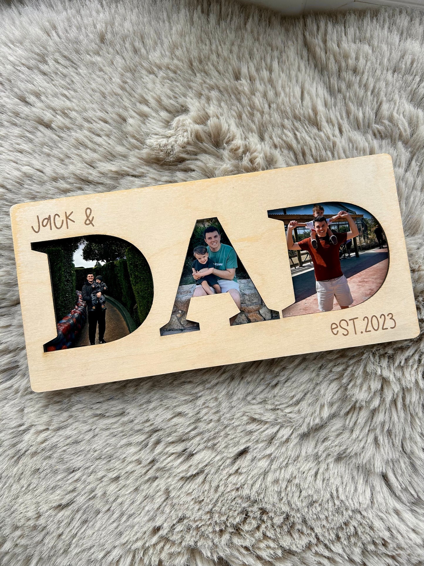 Personalised Dad Photo Frame