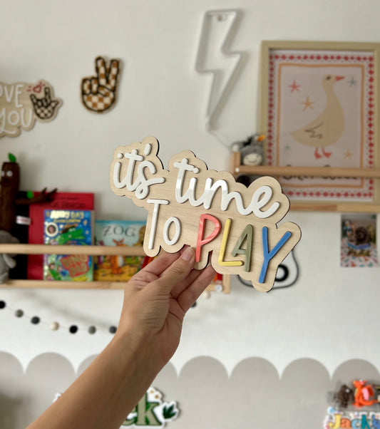 ‘It’s time to PLAY’