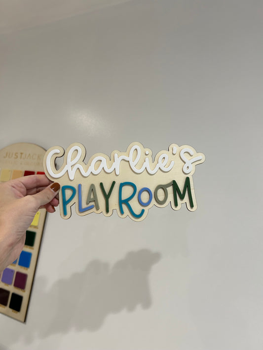 Personalised Bedroom Sign