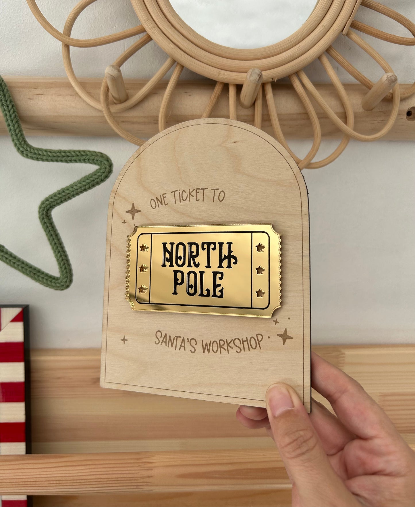 North Pole Christmas Shelf Sitter