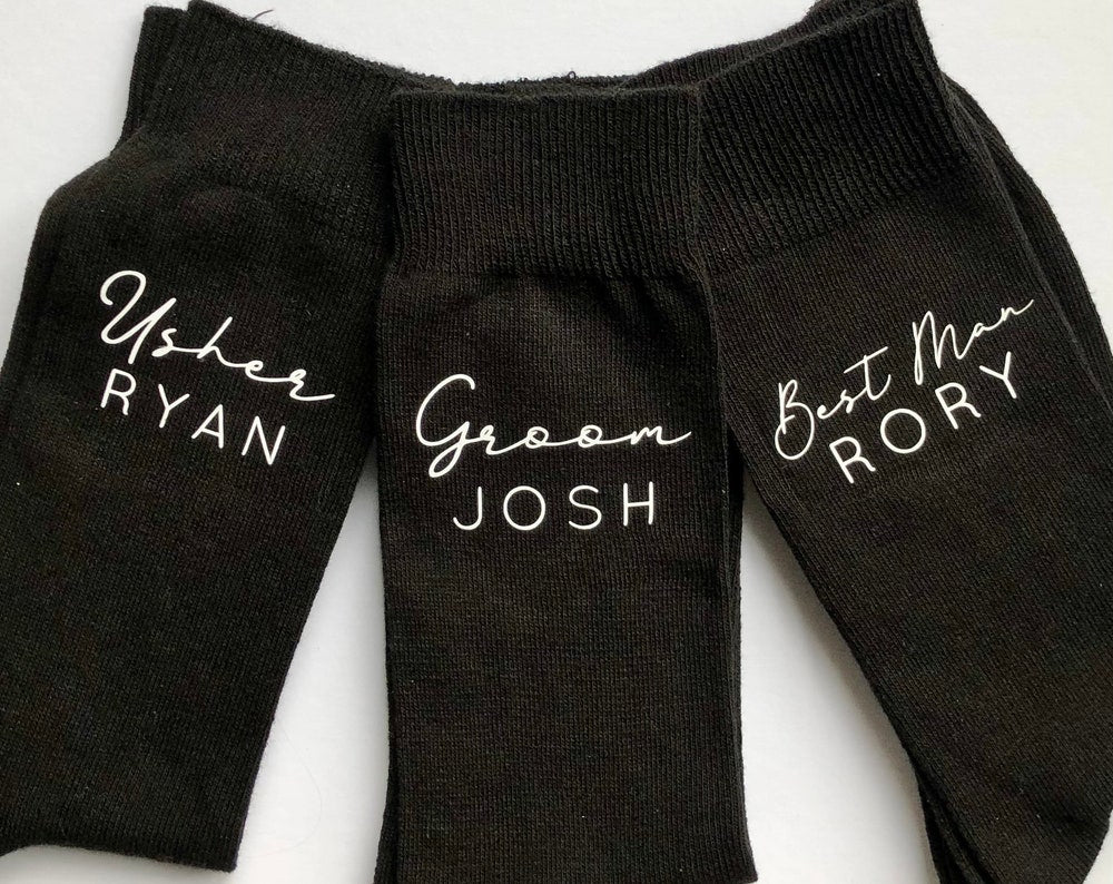 Personalised Wedding Socks