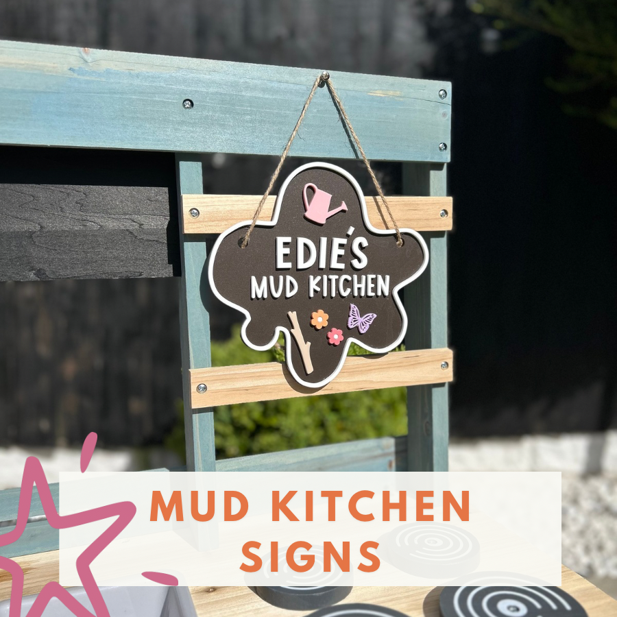 Mud Kitchen Signs