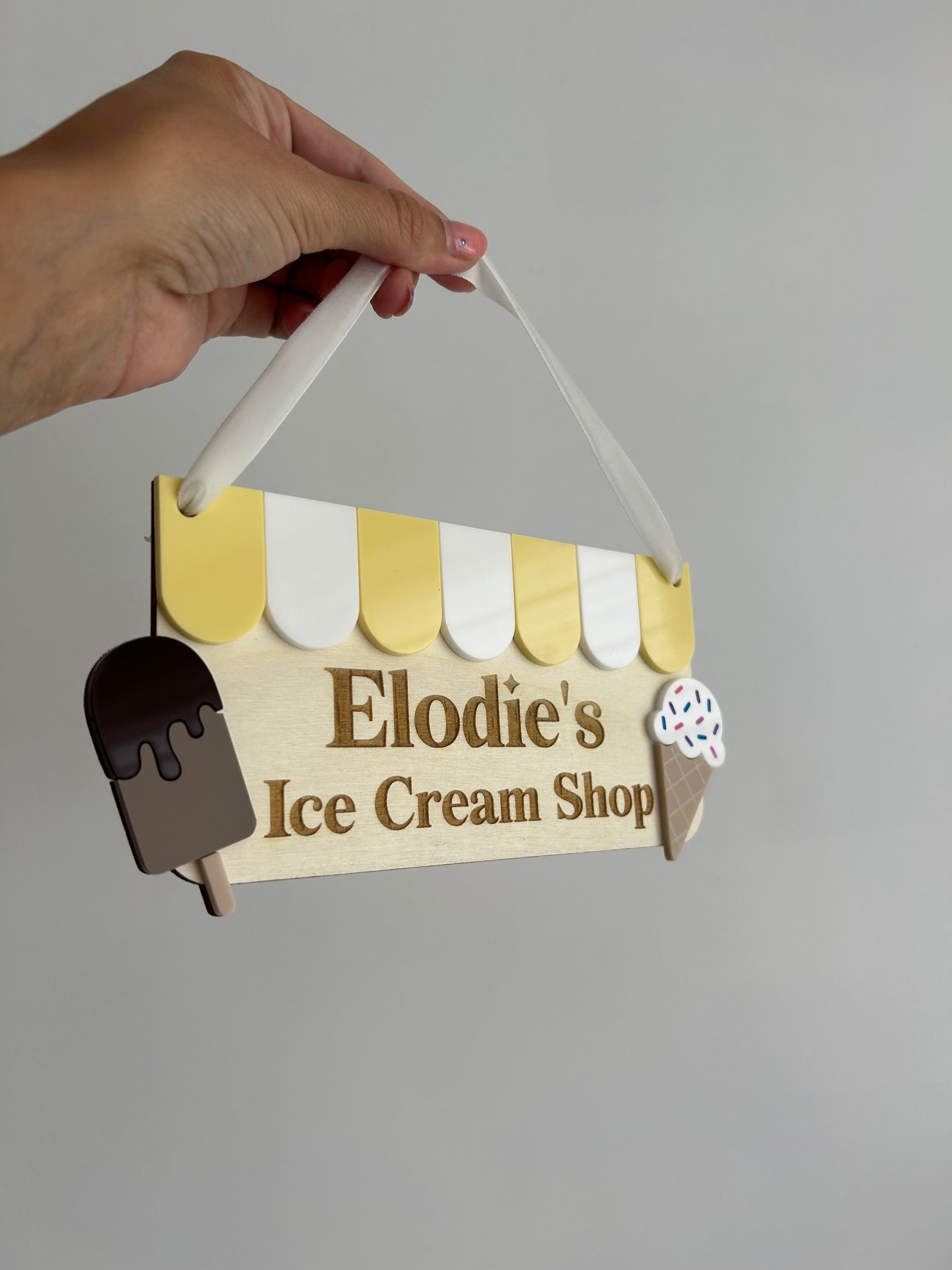 Ice Cream shop sign