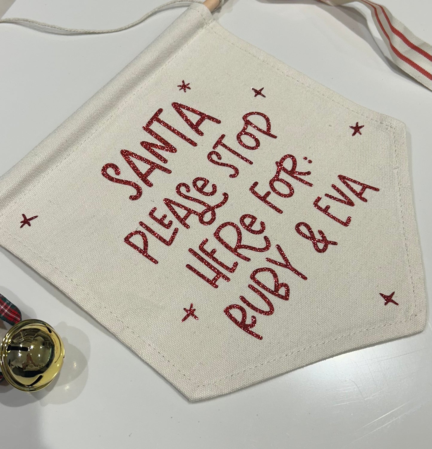 Personalised Santa Flag