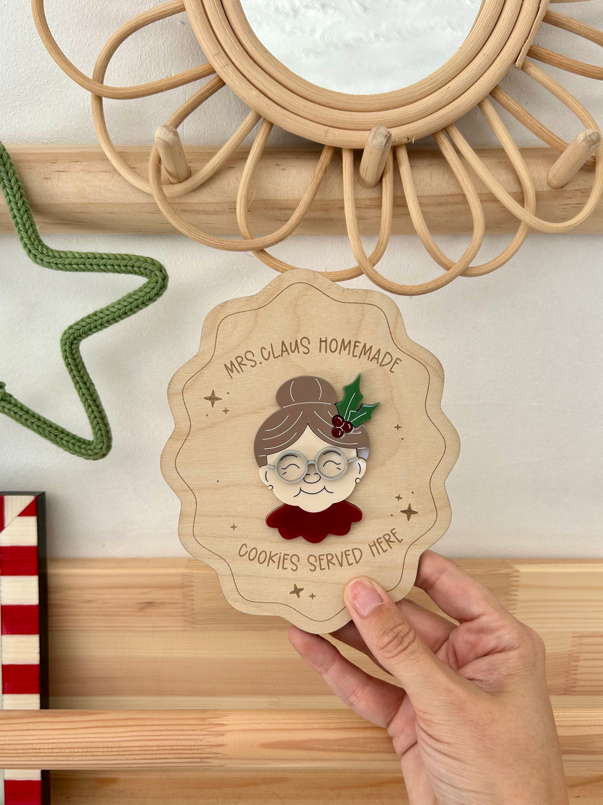 Mrs Claus Cookies Decor