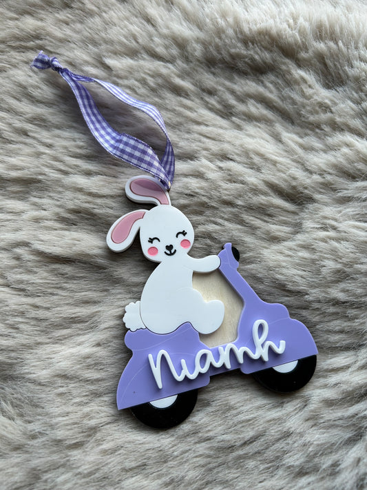 Bunny Scooter Tag