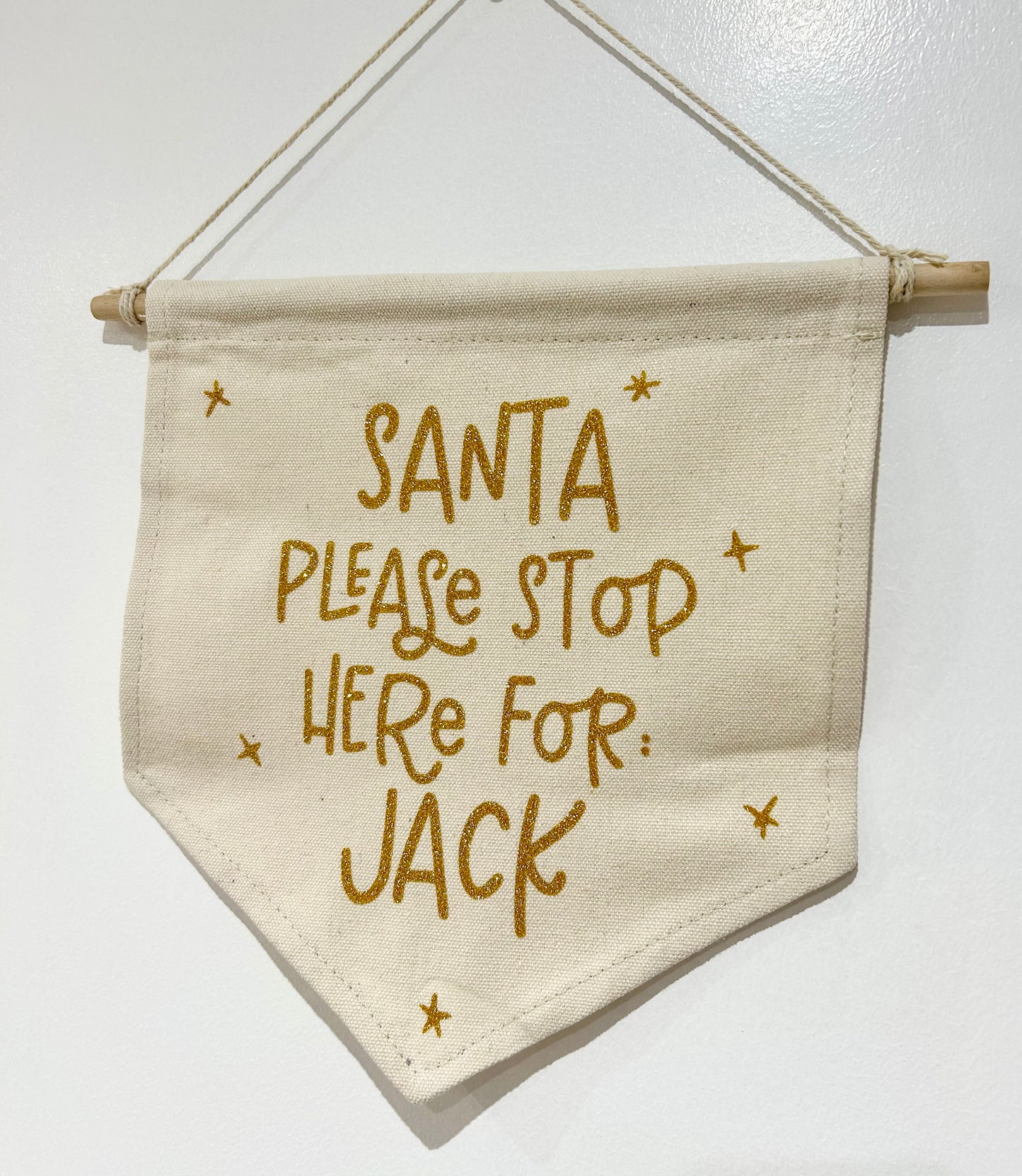 Personalised Santa Flag