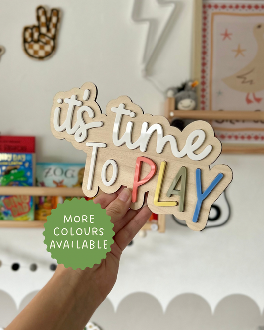 ‘It’s time to PLAY’