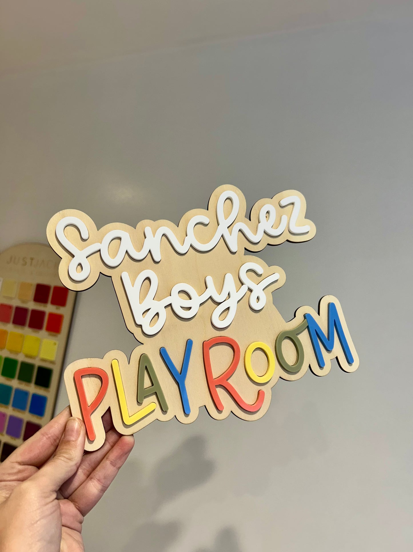 Personalised Bedroom Sign