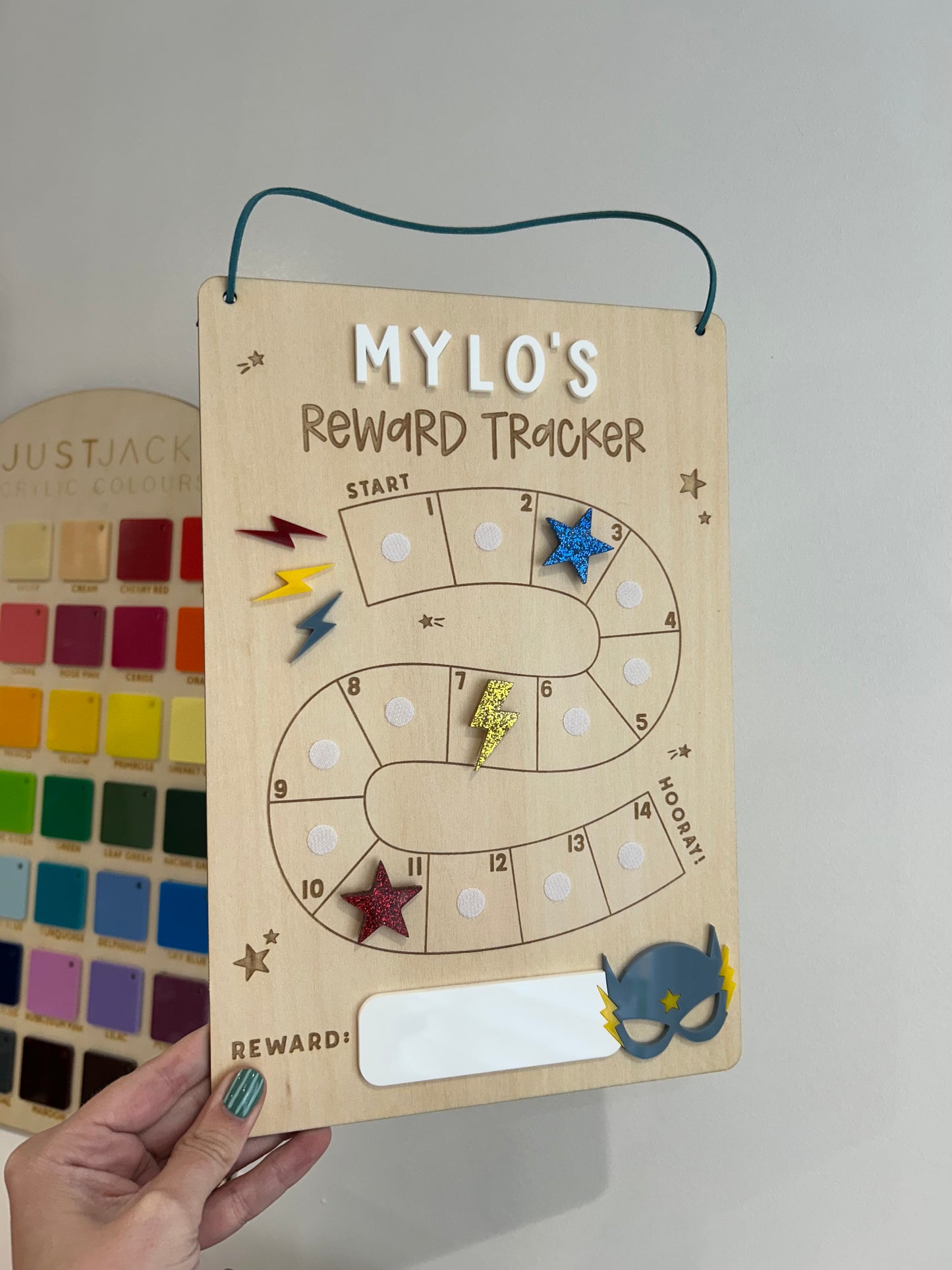 Personalised Super Hero Reward Chart