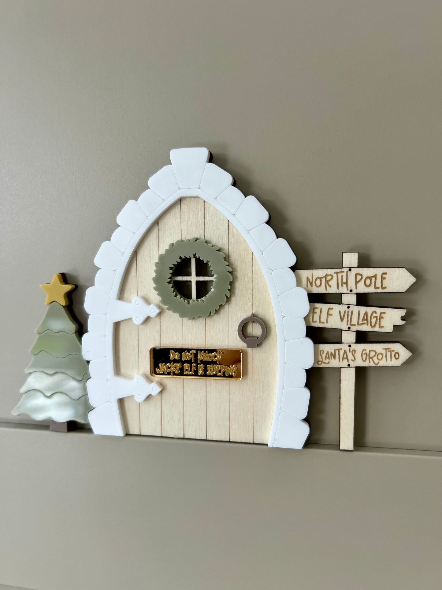 Personalised Magic Elf Door