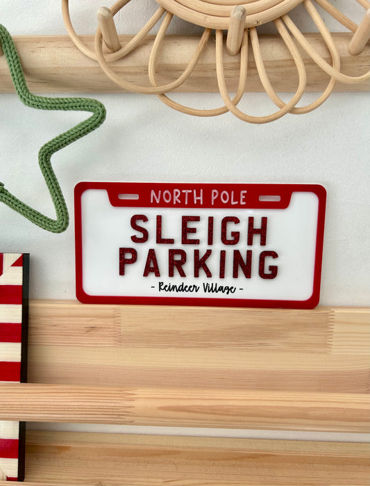 Christmas Car Garage Sign