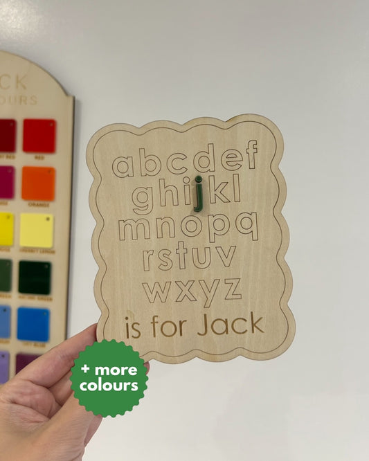 Alphabet Name Sign