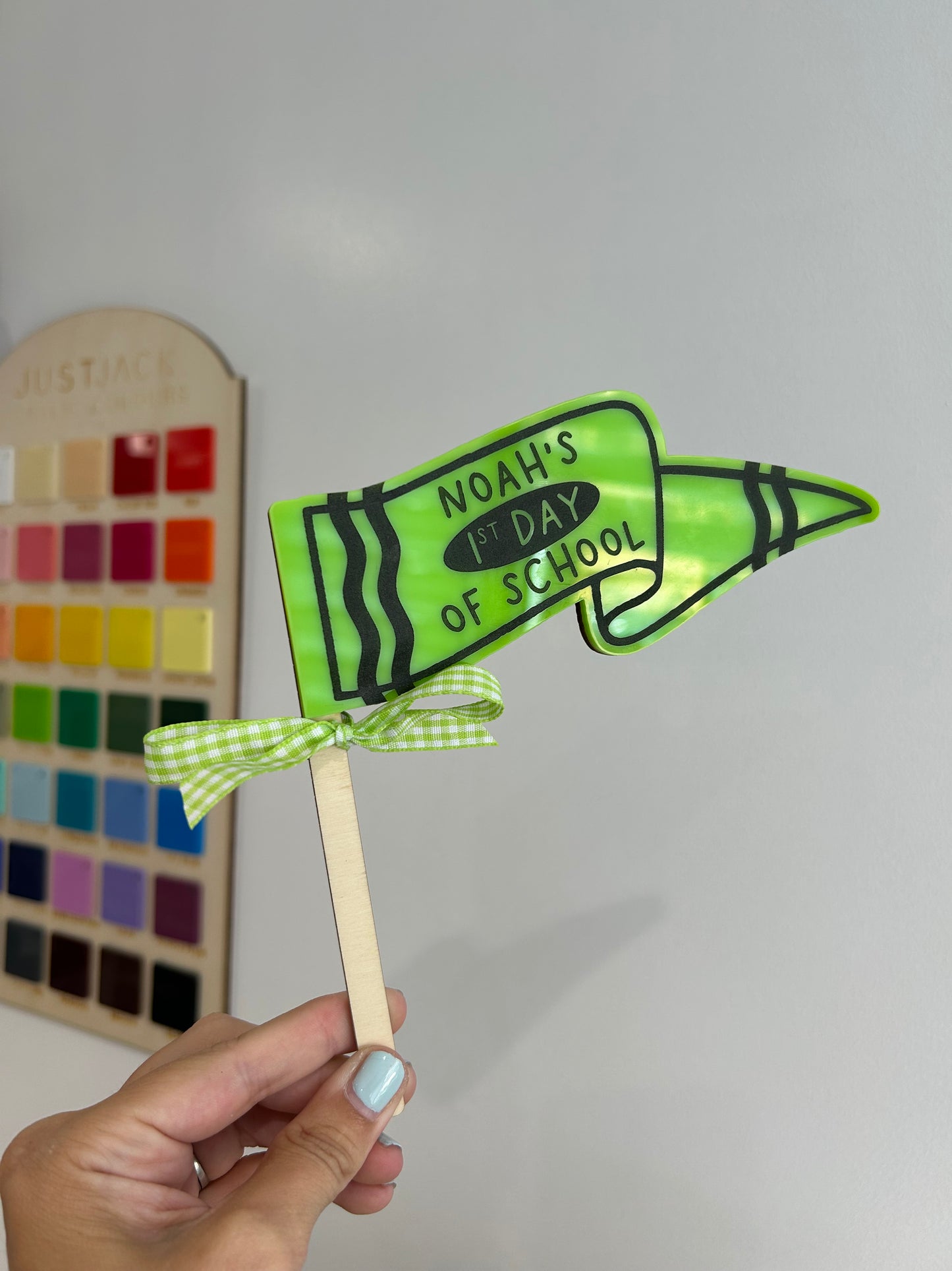 Back To School Crayon Photo Prop