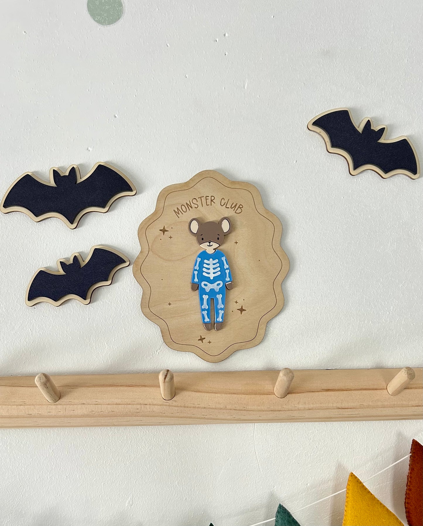 Mouse Wall Plaque Halloween