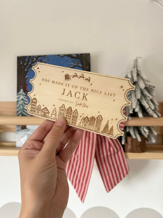 Nice List Certificate