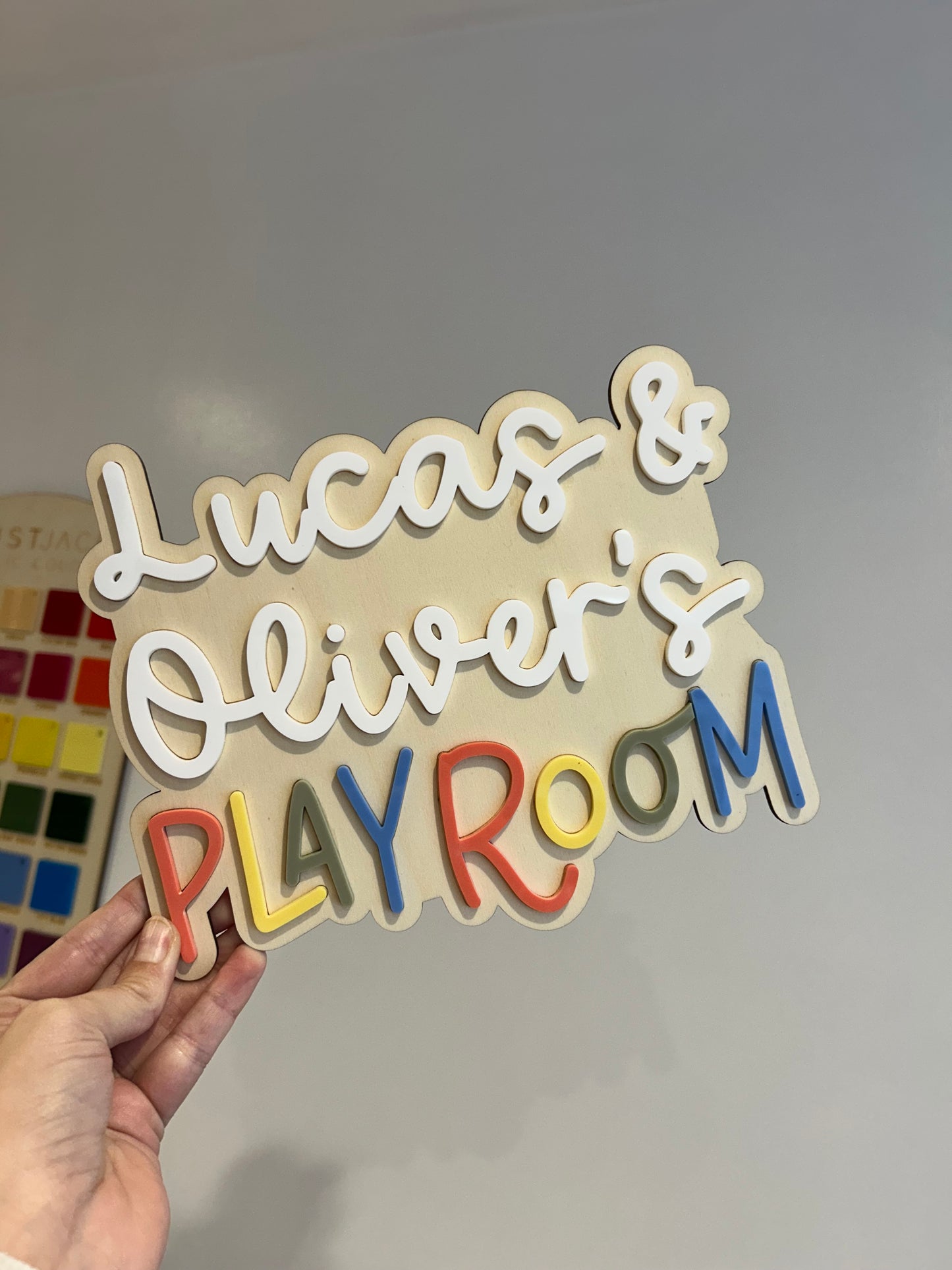 Personalised Bedroom Sign