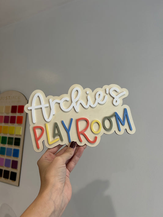 Personalised Bedroom Sign