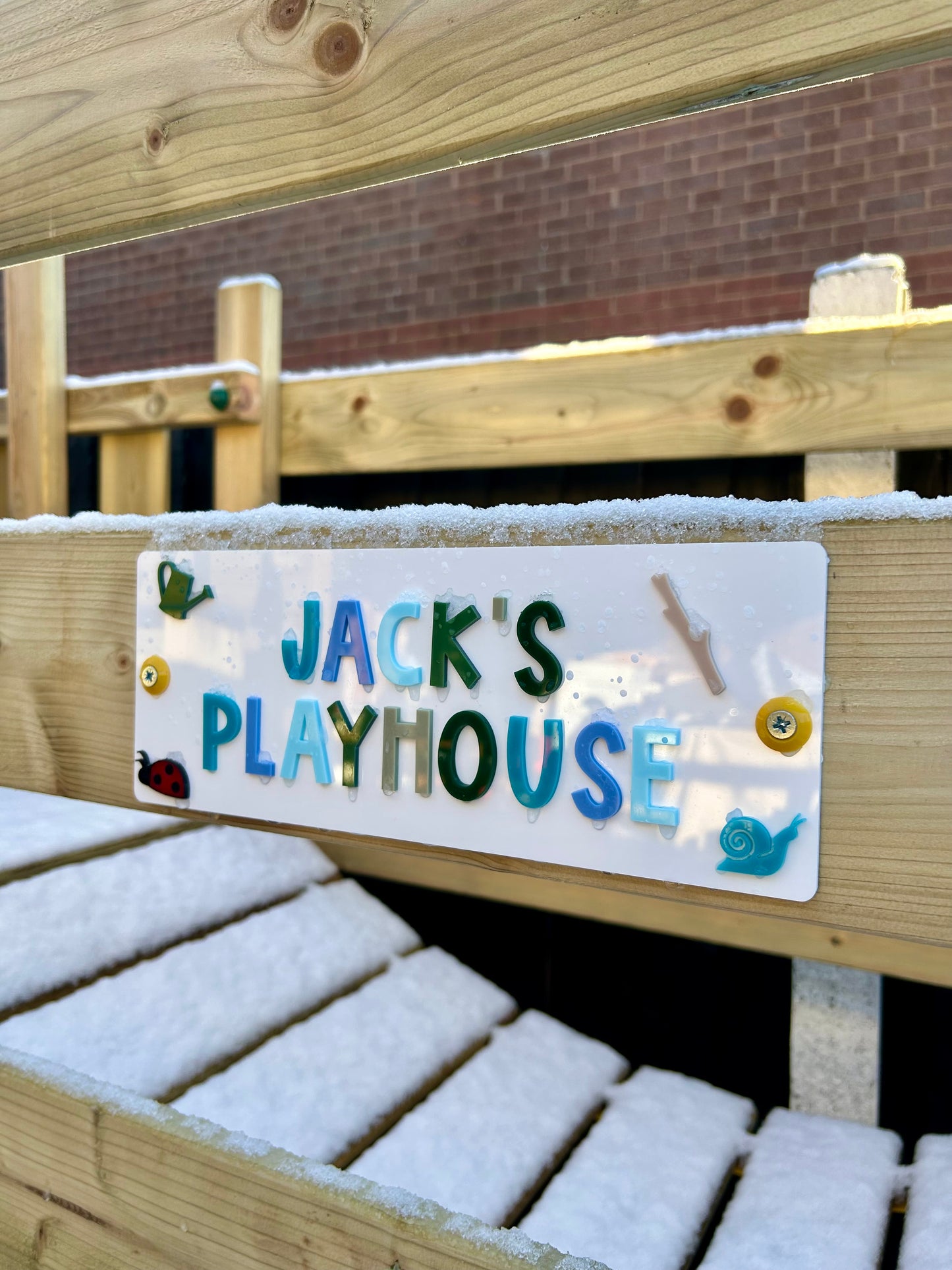 Outdoor Playhouse Sign