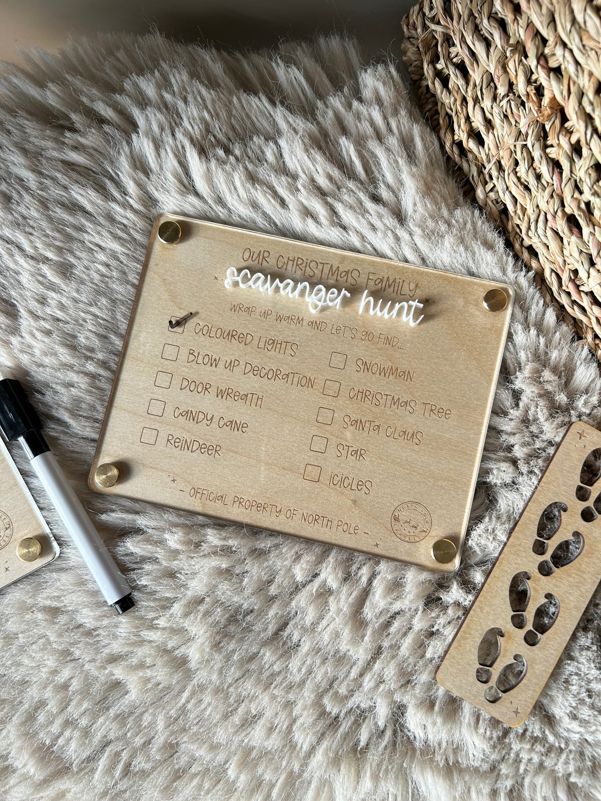 Scavenger Hunt Board