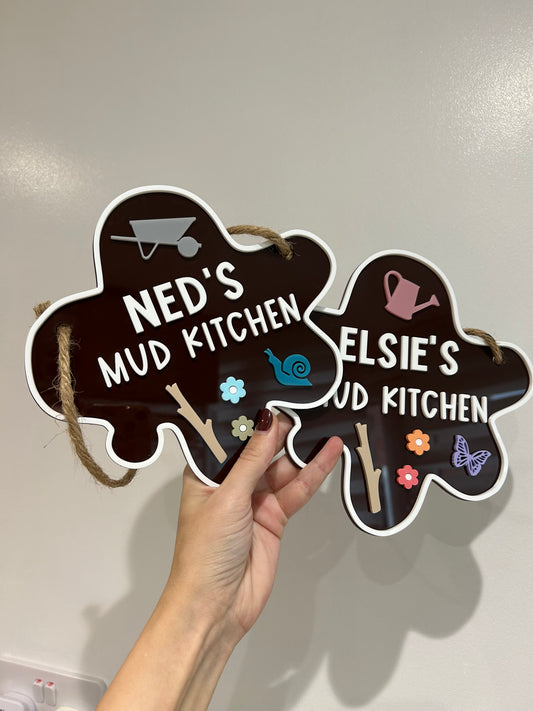 Mud Kitchen Sign