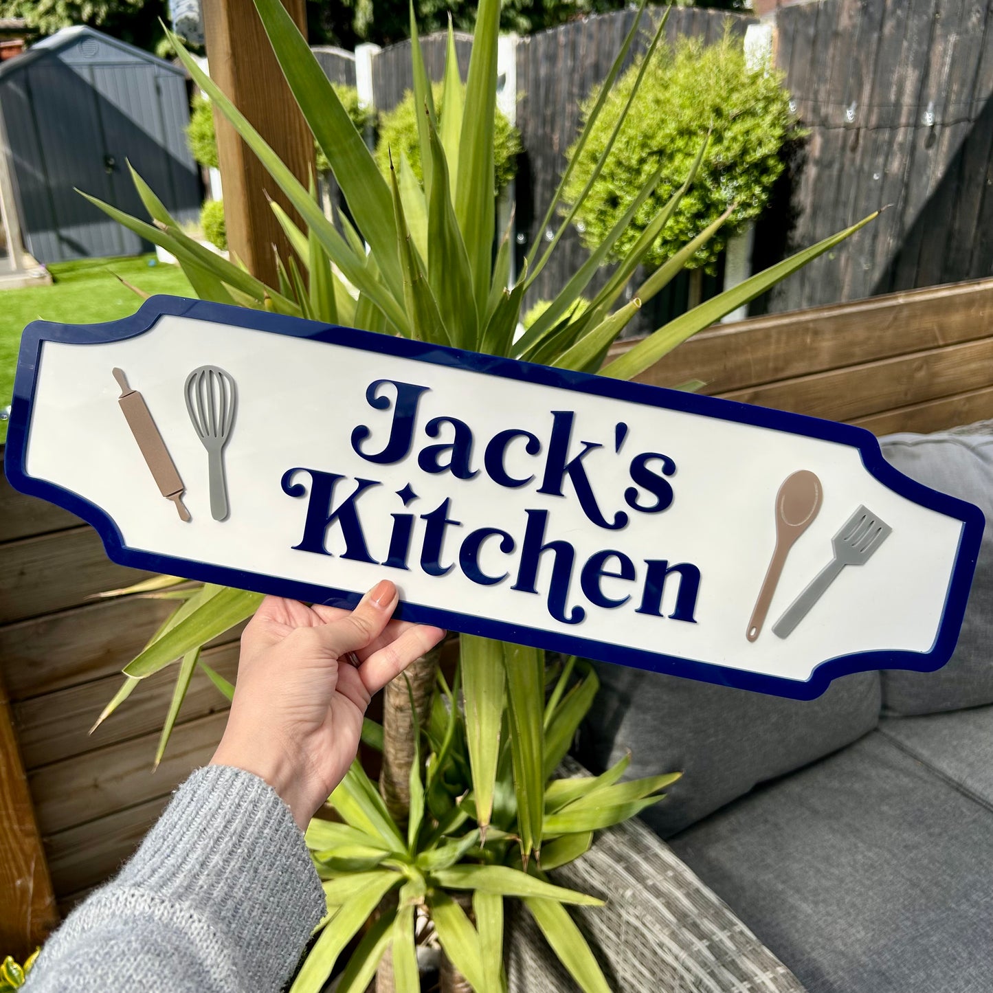Large Personalised Kitchen sign