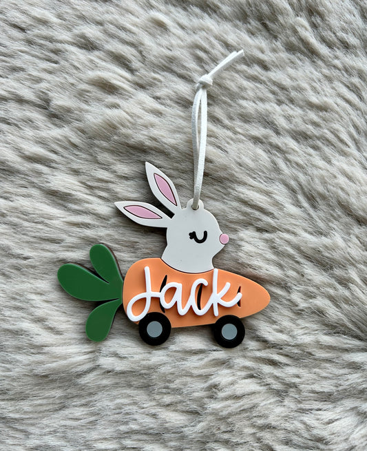 Carrot Car Tag