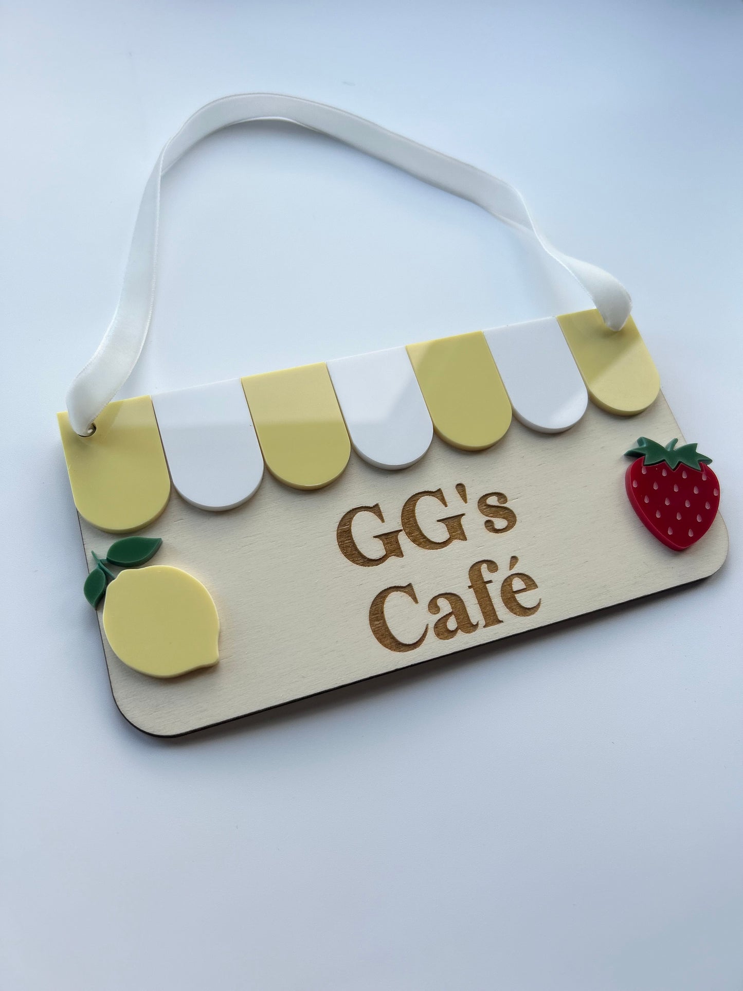 Wooden Kitchen Market Stall Sign