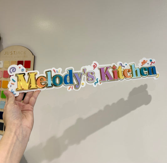 Melody’s Kitchen Sign