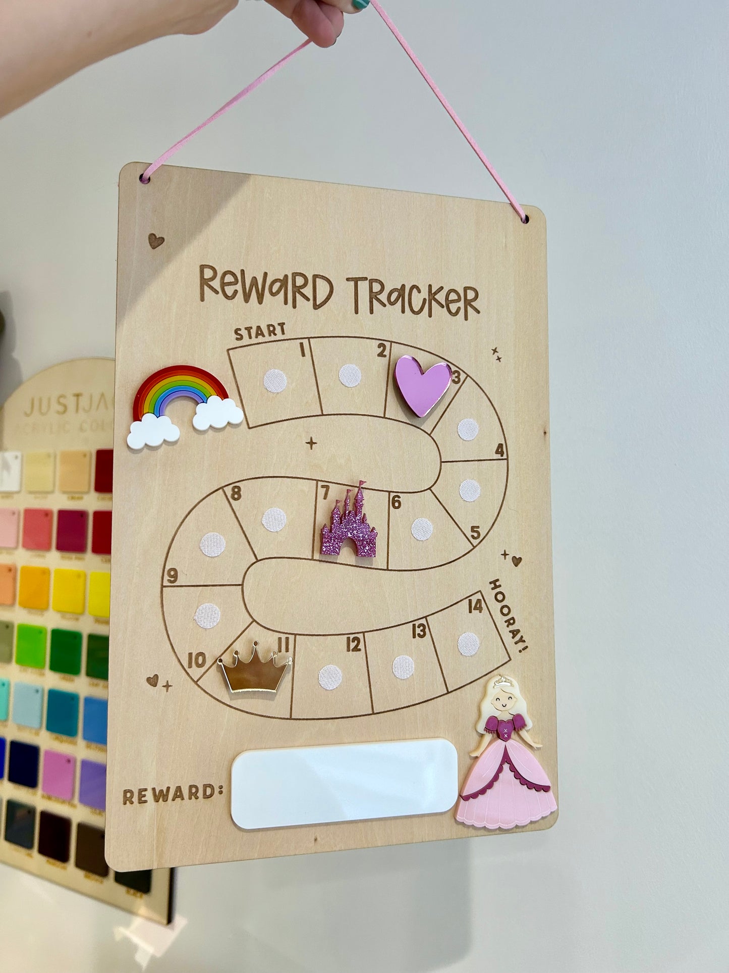 Personalised Princess Reward Chart