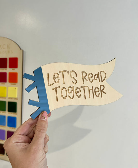 Let’s Read Together Pennant