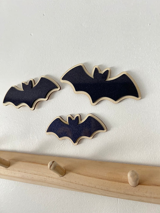 3 Pack of Bat Wall Shapes.