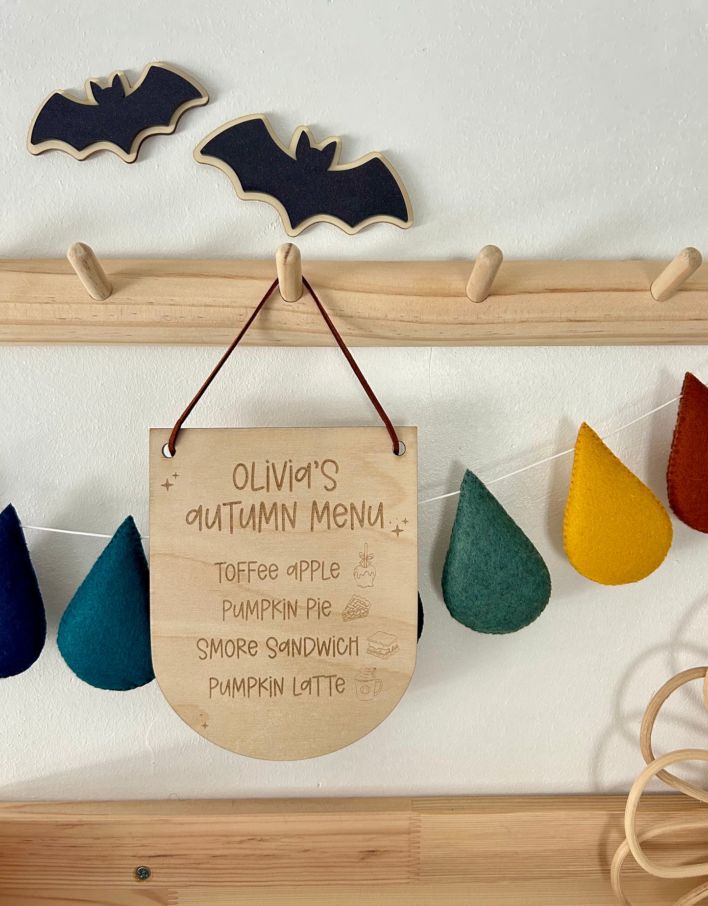 Custom Autumn Kitchen Menu