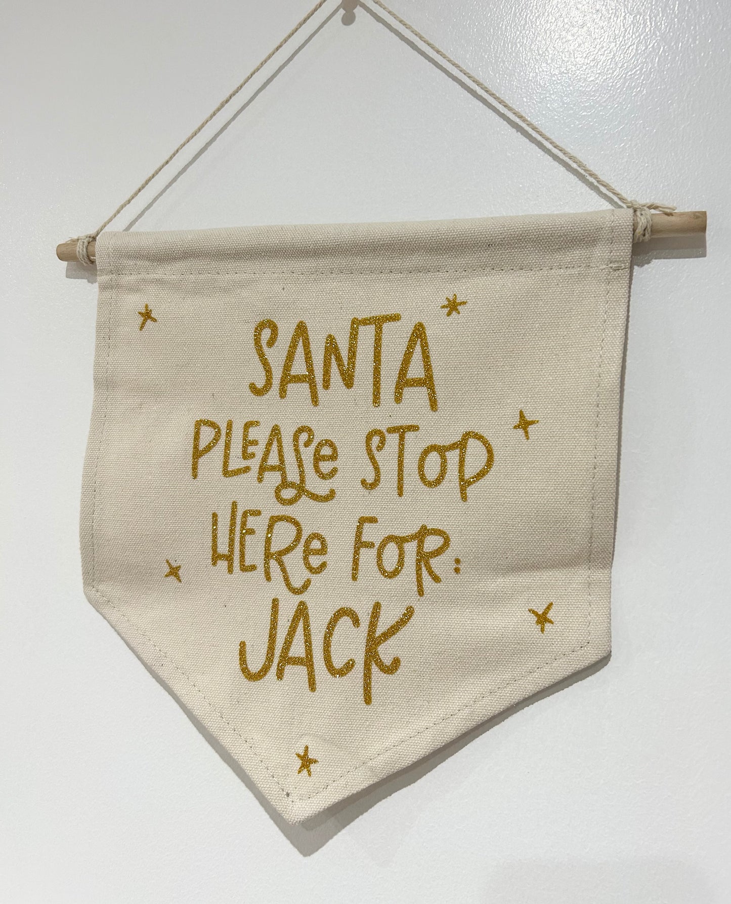Personalised Santa Flag