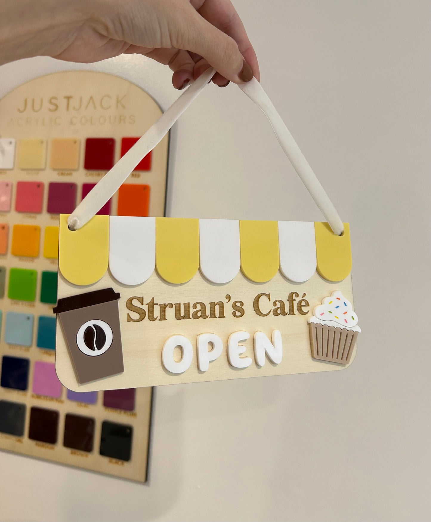 Personalised Café Sign