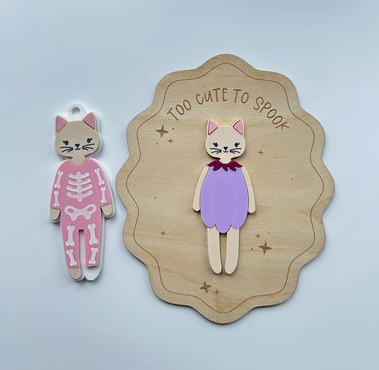 Cat Wall Plaque Halloween