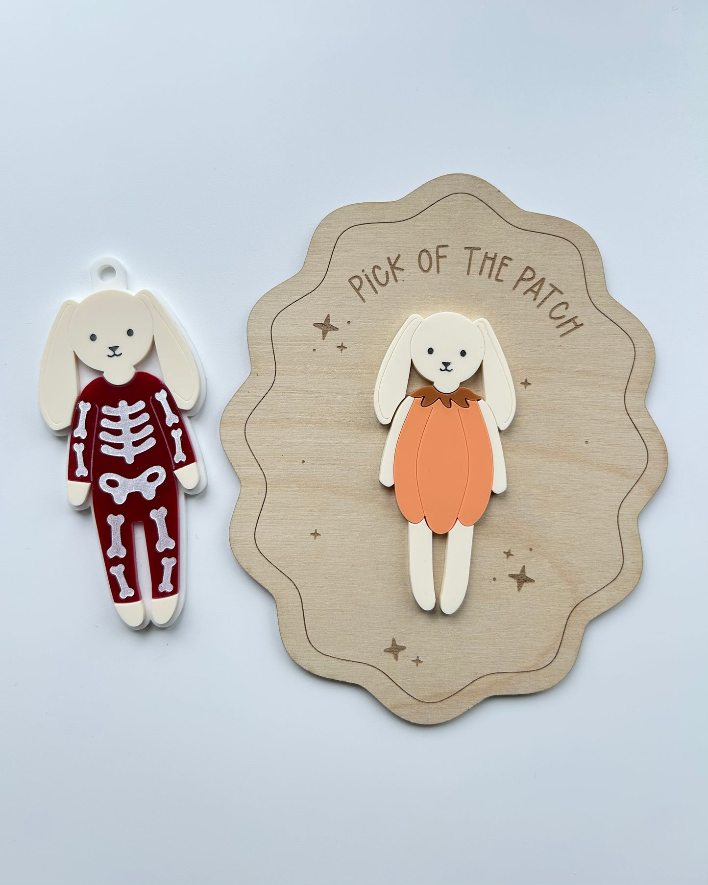 Bunny Wall Plaque Halloween