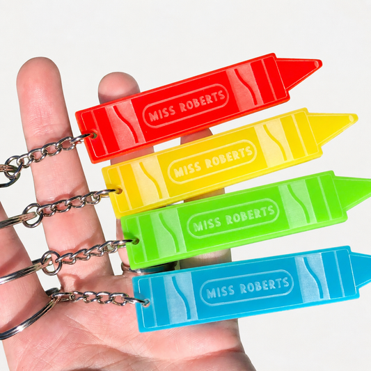 Personalised Teacher Keyring
