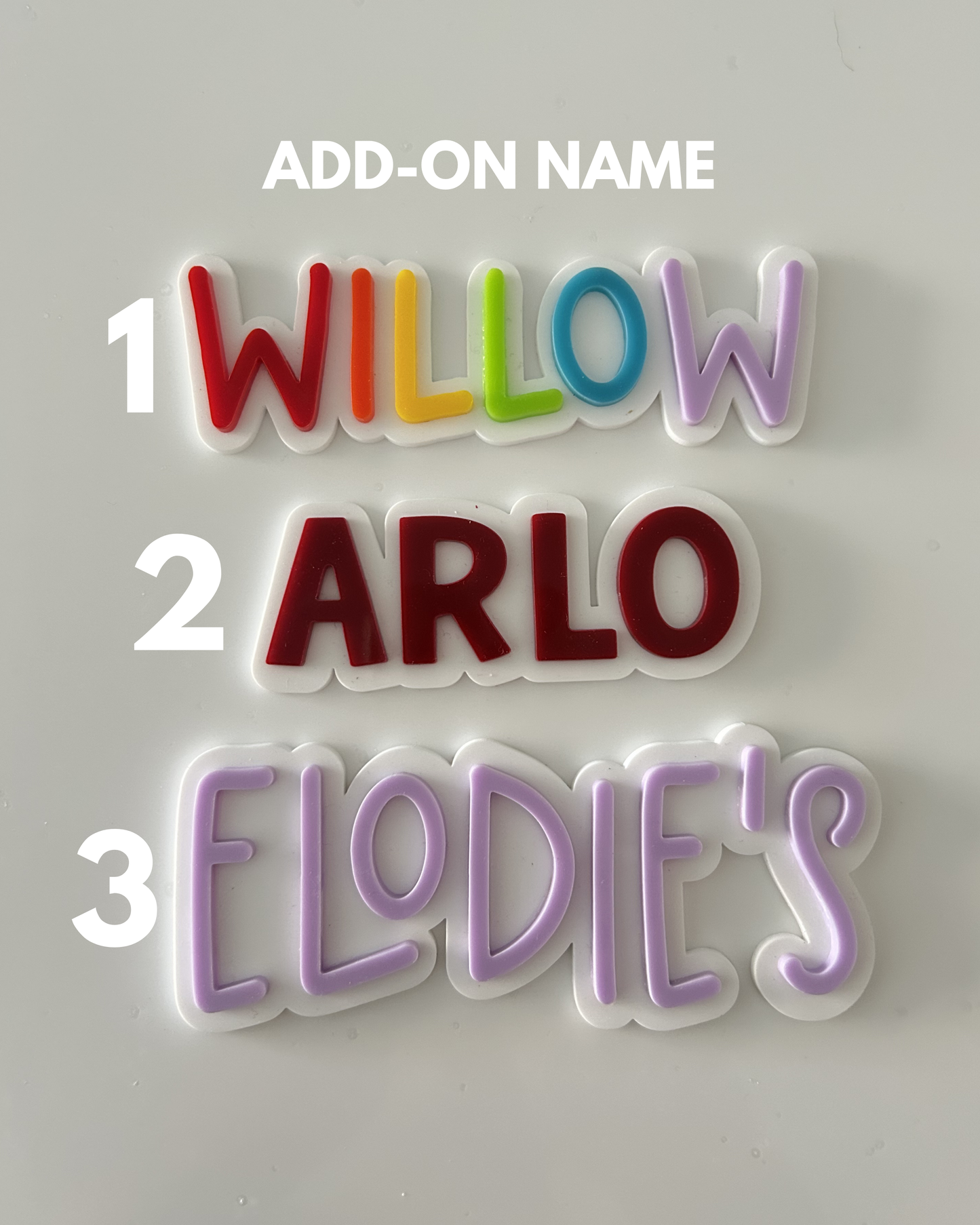 Additional Name Add On