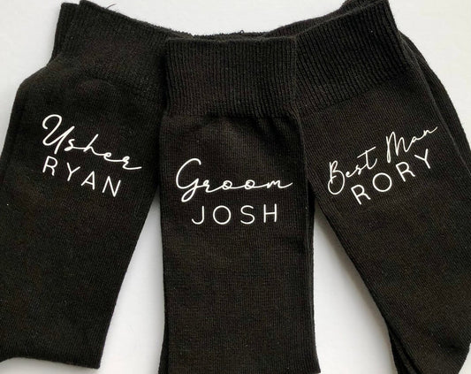 Personalised Wedding Socks